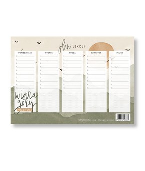 Plan Lekcji - Wiara góry przenosi