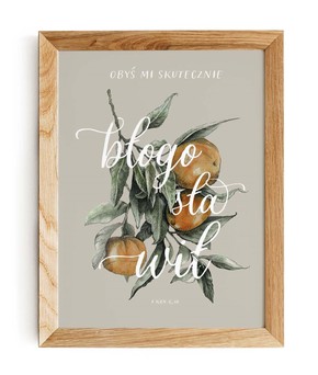 Plakat A4 - Mandarynki