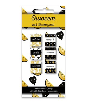 Zakładki Magnetyczne - Owocem zaś Ducha - 6 sztuk
