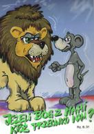 Kartka promise - Jeżeli Bóg z nami - lew