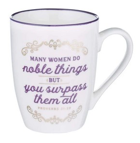 Kubek ceramiczny -Many women do noble things