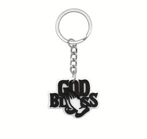 Breloczek gumowy - God Blessed