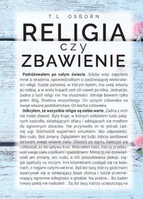 RELIGIA CZY ZBAWIENIE broszura ewangelizacyjna