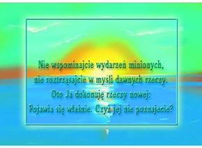 Naklejka prostokąt - Nie wspominajcie - zachód 