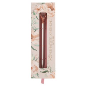 Długopis - Love Silver and Rose Gold Diamond
