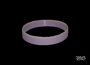 Opaska silikonowa - Bóg dotrzymuje - fiołkowa