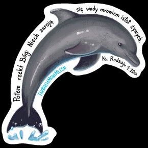 Naklejka – Delfin