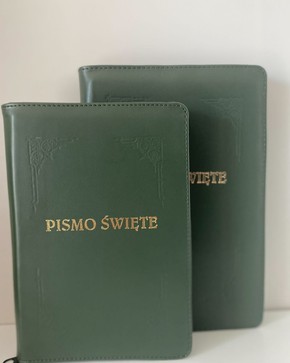 Biblia TB duża - skóra - khaki - index