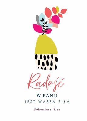 A Kartka składana - Radość w Panu ST