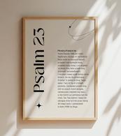 Plakat  - A4 - Psalm 23 - tekst
