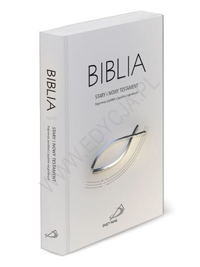 Biblia z kolorową wkładką - biała twarda Edycja