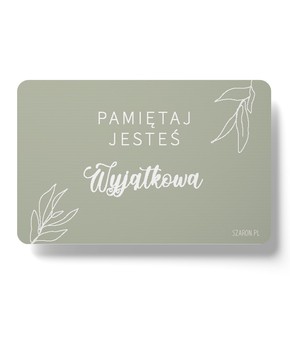 Magnes na lodówkę - Pamiętaj jesteś Wyjątkowa