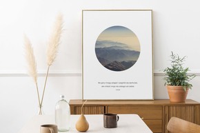 Plakat A3 - Bo góry mogą ustąpić