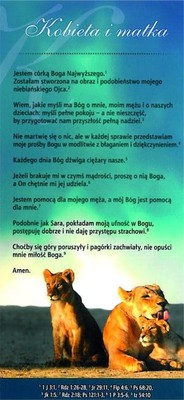 Karta proklamacja - Kobieta i matka