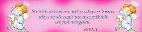 Zakładka promise - Swoim aniołom rozkazał