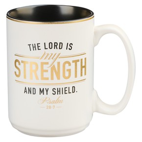 Kubek ceramiczny - Strength and Shield White