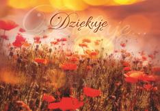 A Kartka składana - Dziękuję