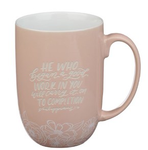 Kubek ceramiczny - Good Work Pink Floral 