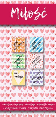 Zakładki Magnetyczne - Miłość jest - 6 sztuk