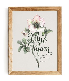 Plakat A4 - Tobie ufam nie lękam się