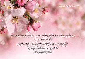 A Kartka składana - Jestem bowiem świadomy Jabłoń