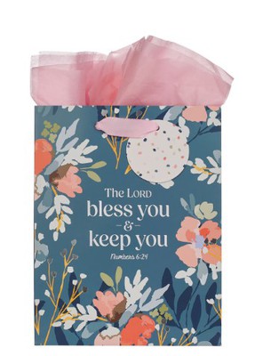 Torba prezentowa - The Lord Bless You Teal 