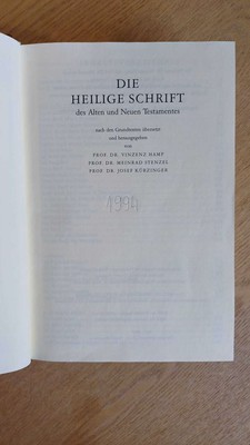 OUTLET - Biblia Niemiecka mała bordo 