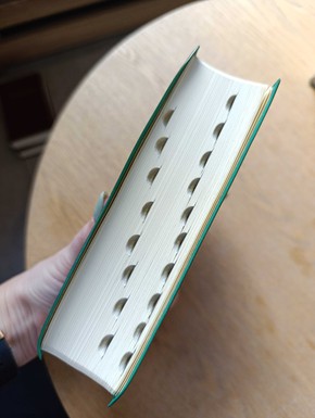 OUTLET - Biblia Warszawska mała zielona indeks 