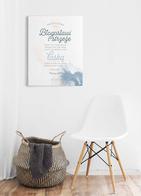 Obraz na płótnie - Błogosławieństwo - akwarela