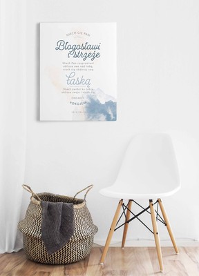 Obraz na płótnie - Błogosławieństwo - akwarela