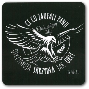 Podstawka korkowa - Ci co zaufali Panu