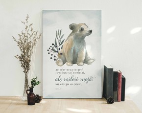 Obraz na płótnie - Misiu
