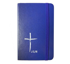 Notes - niebieski - krzyż 