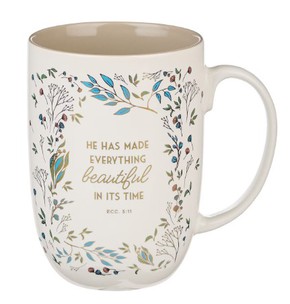 Kubek ceramiczny - Everything Beautiful Cream