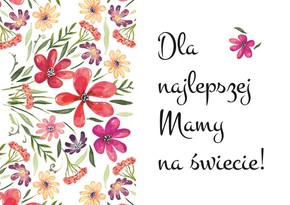 Magnes na lodówkę - Dla najlepszej mamy