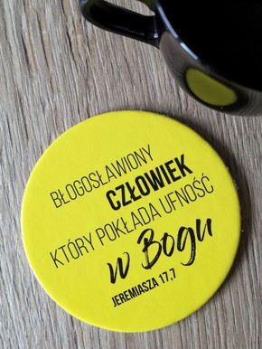 Podkładka korkowa okrągła - Błogosławiony