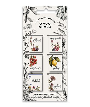 Zakładki Magnetyczne - Owoc Ducha - 6 sztuk