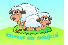 Kartka promise - Zawsze sie radujcie - owce