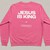 OUTLET - Bluza - Jesus is King - RÓŻOWY - 2XL