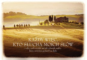 A Kartka składana - Każdy więc, kto