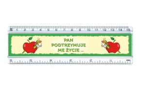 Linijka - Pan podtrzymuje - jabłko