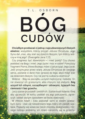 BÓG CUDÓW broszura ewangelizacyjna