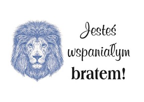 Magnes na lodówkę - Wspaniałym Bratem