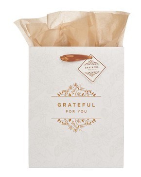 Torba prezentowa - Grateful For You White