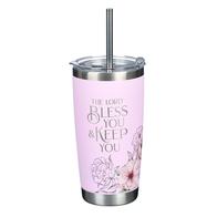 Metalowy kubek - Bless You and Keep You Pink