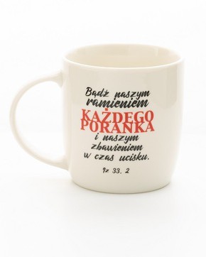 Kubek ceramiczny - Bądź naszym ramieniem