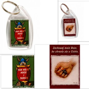 Brelok plastik - Pan moją mocą 