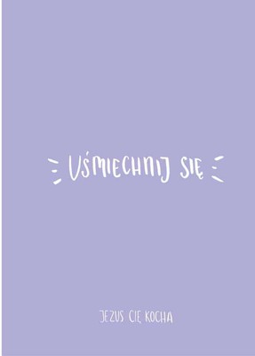 A Kartka składana - Uśmiechnij się