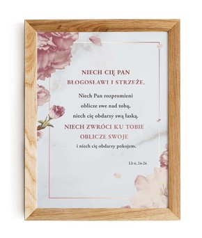 Plakat A4 - Błogosławieństwo Róże