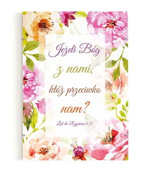 Antyrama z wersetem - jeżeli Bóg z nami
